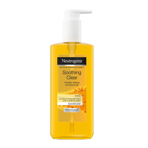 Neutrogena Soothing Clear Zerdeçal Özlü Makyaj Temizleyici 200 ml