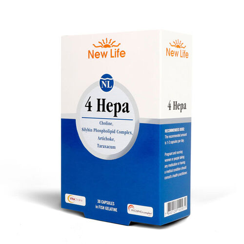 New Life 4 Hepa Takviye Edici Gıda 30 Kapsül