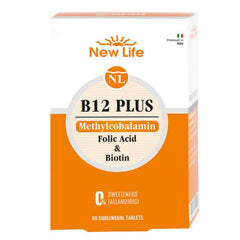 New Life B12 Plus Folik Asit ve Biotin İçeren Takviye Edici 60 Tablet