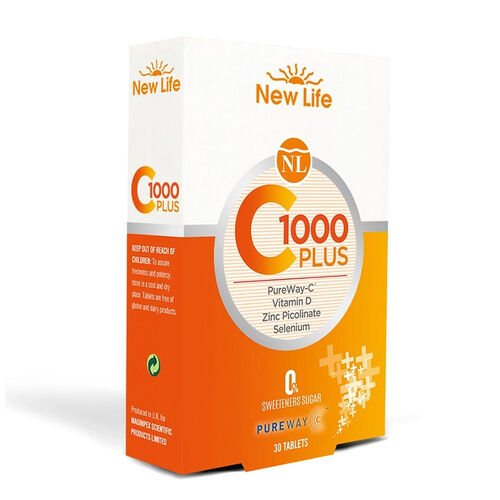 New Life C-1000 Plus Takviye Edici Gıda 30 Kapsül