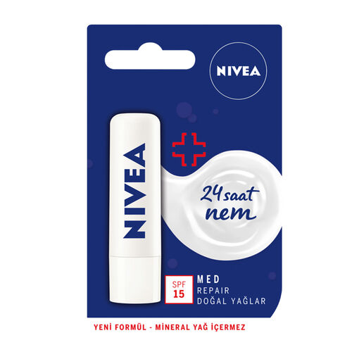 Nivea Med Repair Dudak Bakım Kremi SPF15 4.8gr/5,5ml