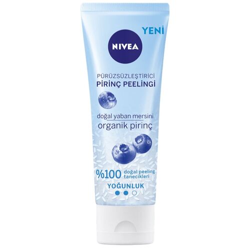 Nivea Pürüzsüzleştirici Doğal Yaban Mersini Pirinç Peelingi 75 ml