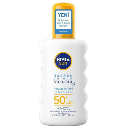 Nivea Sun Hassas Koruma SPF50+ Güneş Koruyucu 200 ml