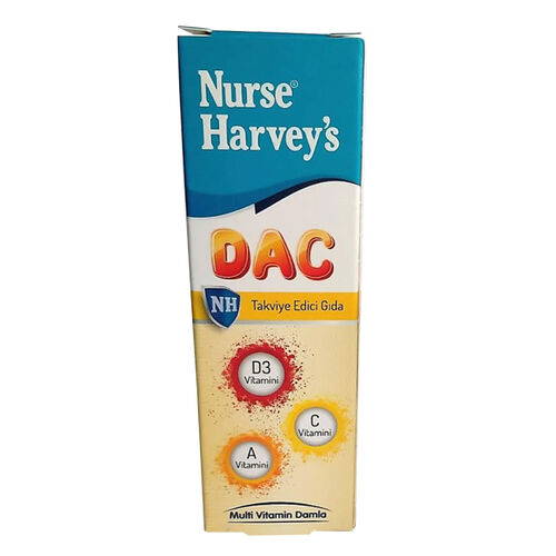 Nurse Harveys Dac Multi Vitamin Damla Portakal Aromalı 30ml
