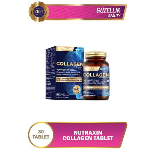 Nutraxin Collagen Beauty Takviye Edici Gıda 30 Tablet