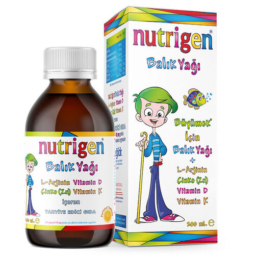 Nutrigen Balık Yağı Şurup 200 ml - Aquas Kids Şampuan Hediye