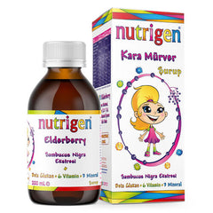 Nutrigen Kara Mürver Şurup 200 ml - Aquas Kids Şampuan Hediye