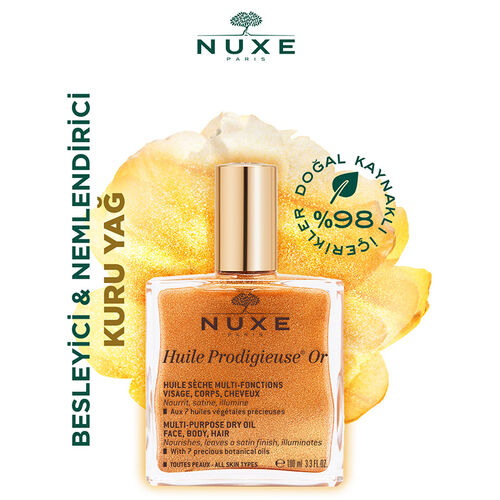 Nuxe Huile Prodigieuse Or Altın Parıltılı Kuru Yağ 100 ml