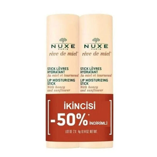 Nuxe Reve De Miel Stick Levres 4gr - İKİNCİSİ %50 İNDİRİMLİ