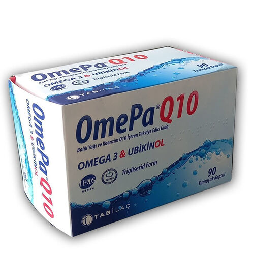 Omepa-Q10 Omega 3 Ubiquinol 90 Kapsül