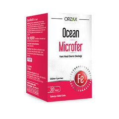 Orzax Ocean Microfer Takviye Edici Gıda 30 Tablet