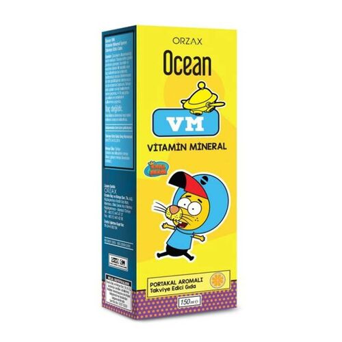 Orzax Ocean Vitamin Mineral - Portakal Aromalı 150ml