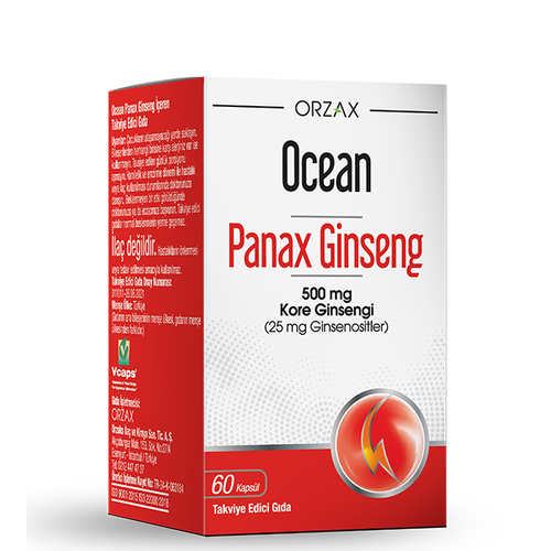 Orzax Panax Ginseng 60 Kapsül