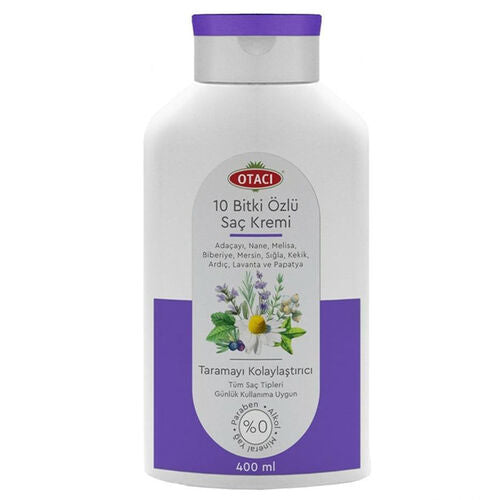 Otacı 10 Bitkili Onarıcı Bitki Özlü Saç Kremi 400ml