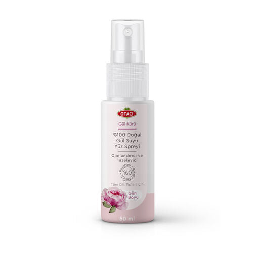 Otacı Doğal Gül Suyu Yüz Spreyi 50 ml