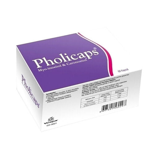 Pholicaps Myo-İnositol + D-Kiro-İnositol 60 Adet