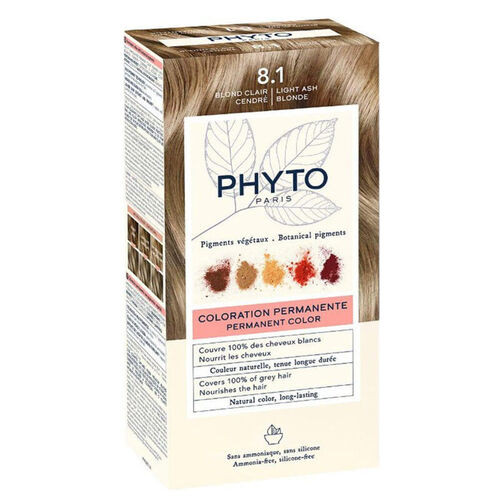 Phyto Phytocolor Bitkisel Saç Boyası - 8.1 Küllü Sarı