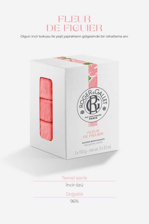 Roger&Gallet Fleur de Figuier Bakım Sabunu 3x100 g