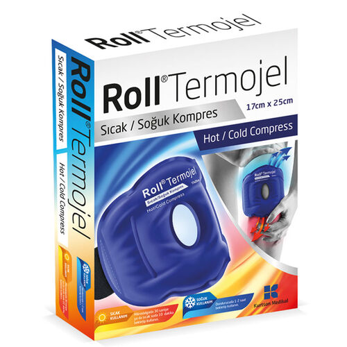 Roll Termojel Diz Bölgesi İçin Sıcak Soğuk Kompres 17 cm x 25 cm