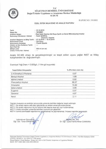 Roselin Doğal Gül Suyu 100 ml