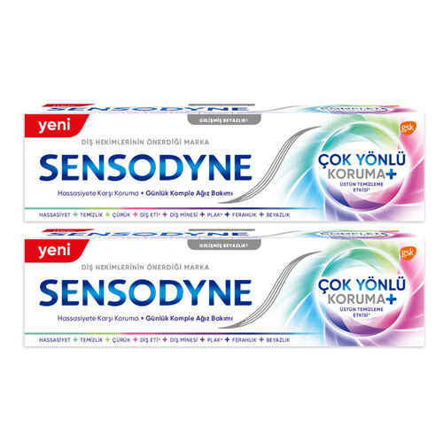 Sensodyne Çok Yönlü Koruma Diş Macunu 75 ml - 1 ALANA 1 BEDAVA