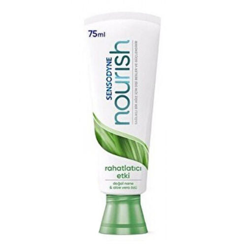 Sensodyne Nourish Rahatlatıcı Etki Nane ve Aloe Vera Özlü Diş Macunu 75 ml