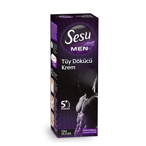 Sesu Erkekler için Tüy Dökücü Krem 100ml