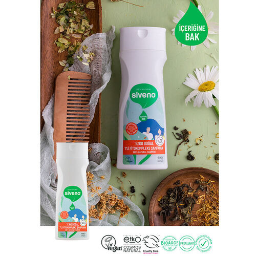 Siveno Doğal 7li Fitokompleks Şampuan 300 ml
