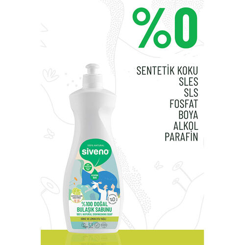 Siveno Doğal Bulaşık Sabunu 500 ml