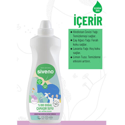 Siveno Doğal Çamaşır Suyu 700 ml