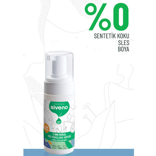 Siveno Doğal Yüz Temizleme Köpüğü 100 ml