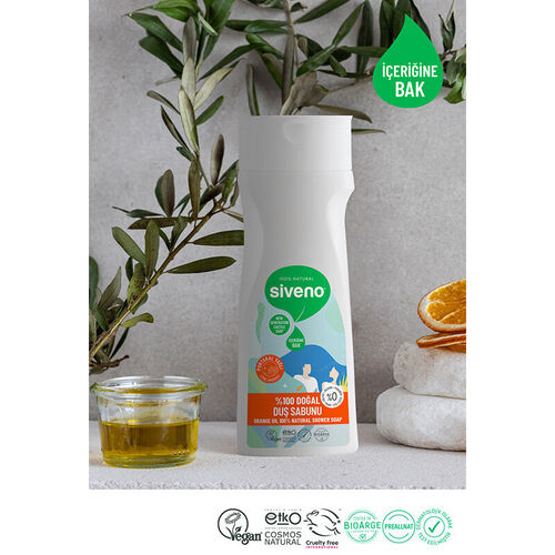 Siveno Portakal Yağlı Doğal Duş Sabunu 300 ml