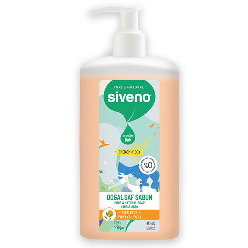 Siveno Portakal Yağlı Doğal Sıvı Sabun 1L