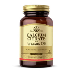 Solgar Calcium Citrate with Vitamin D3 60 Tablet