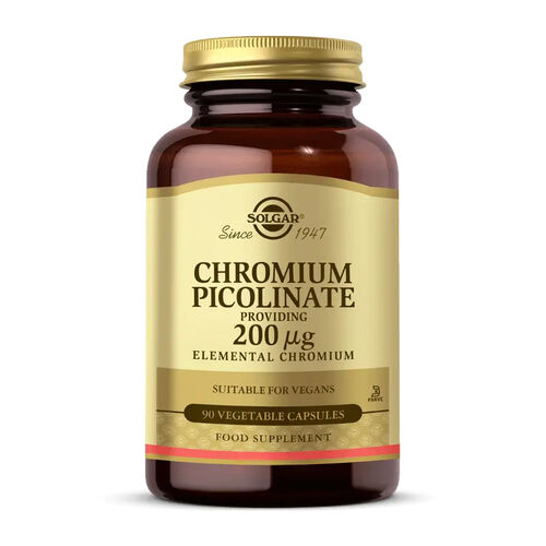 Solgar Chromium Picolinate 200 mcg 90 Kapsül