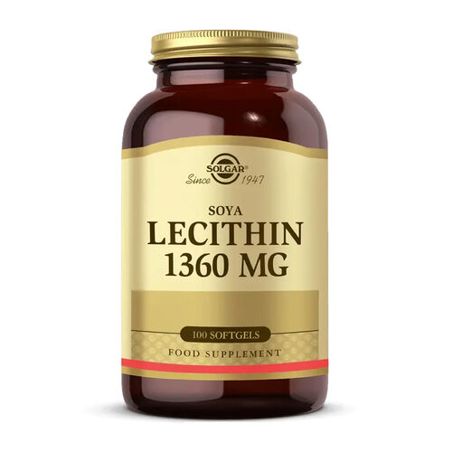 Solgar Lecithin 1360 mg 100 Yumuşak Jelatin Kapsül