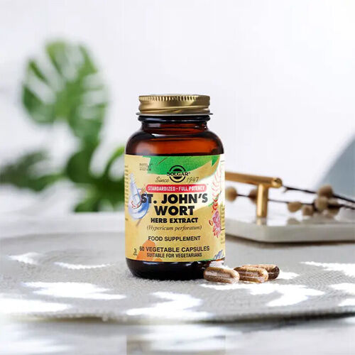 Solgar St.John's Wort Herb Extract 60 Bitkisel Kapsül