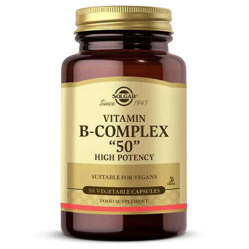 Solgar Vitamin B-Complex 50 - 50 Bitkisel Kapsül