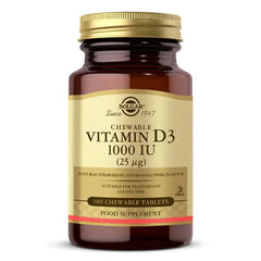 Solgar Vitamin D3 1000 IU 100 Çiğnenebilir Tablet