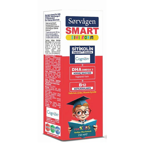 Sorvagen Smart Sıvı Form Stikolin Takviye Edici Gıda 150 ml