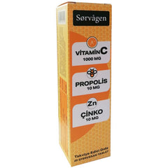 Sorvagen Vitamin C Takviye Edici Gıda 20 Efervesan Tablet