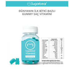Sugarbear Vitamins Saç Vitamini 74 Gummies
