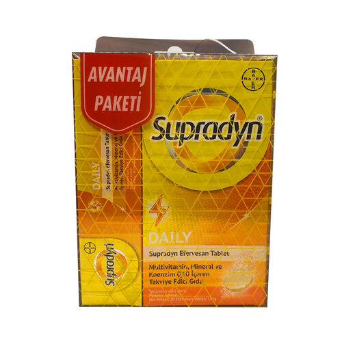 Supradyn Daily Efervesan Tablet 30 Tablet AVANTAJ PAKETİ