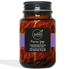 Tabia Kişniş Yağı Kapsülü 500 mg (60 Kapsül)
