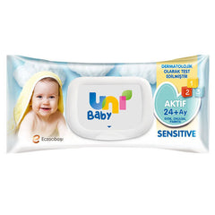 Uni Baby Sensitive Bebek Islak Mendil 24+ Ay 90 Adet