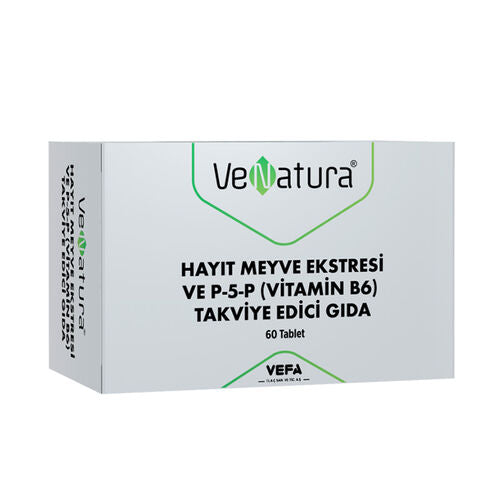 VeNatura Hayıt Meyve Ekstresi ve P-5-P (Vitamin B6) 60 Tablet