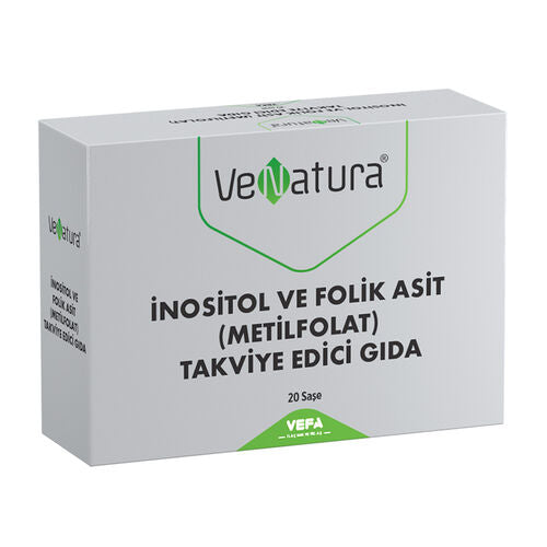 VeNatura İnositol ve Folik Asit (Metilfolat) 20 Saşe