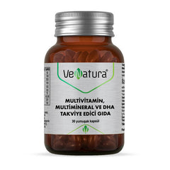 VeNatura Multivitamin, Multimineral ve DHA Takviye Edici Gıda 30 Yumuşak Kapsül