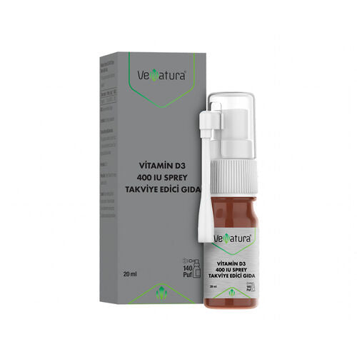 VeNatura Vitamin D3 400 IU Sprey Takviye Edici Gıda 20 ml