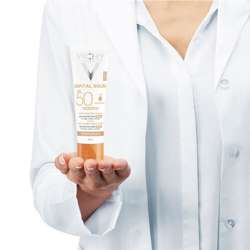 Vichy Capital Soleil Spf 50+ Anti Dark Spots Leke Karşıtı Renkli Güneş Kremi 50 ml